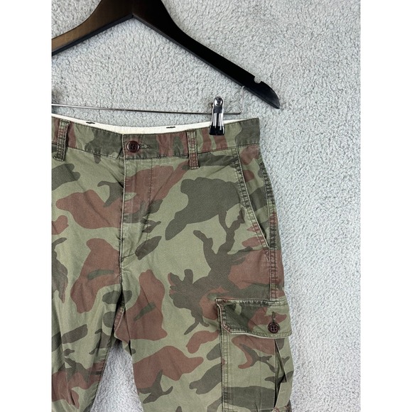 Dockers Men's Camouflage Cargo Shorts Flat Front Casual Outdoor Size 32 Rugby - Picture 2 of 9